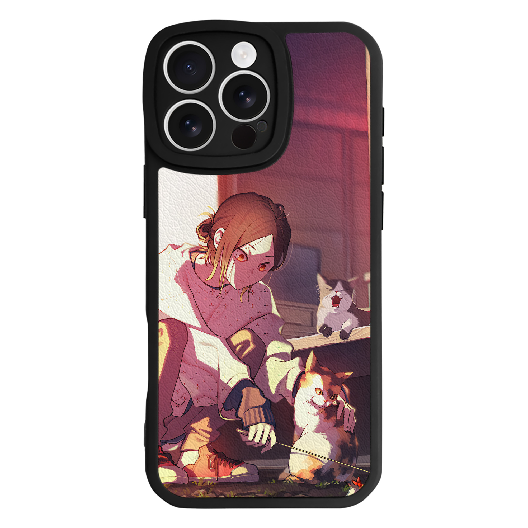（画像用） ハイキュー!! Haikyu!! 【iPhone 16シリーズ対応】シリコンスマホケース（レザー調） 材質：シリコン